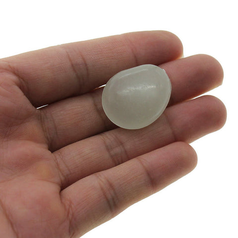 100pcs White Stones